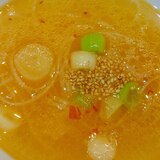 中華風ピリ辛はるさめスープ